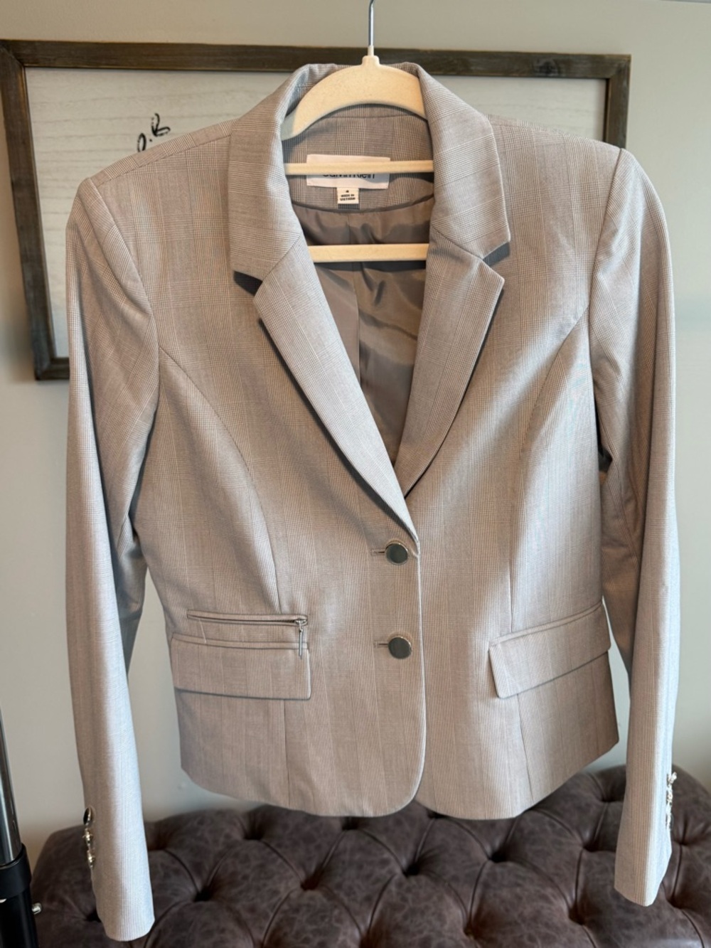 Calvin Klein Light Gray Blazer